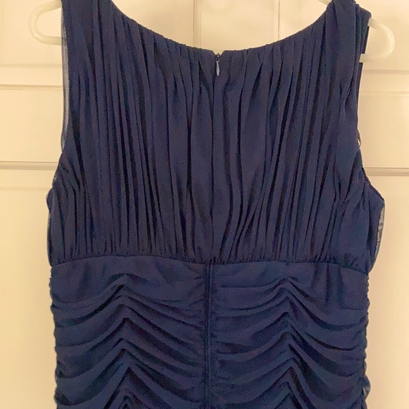 NWT!~ Women’s formal navy beaded neck dress. Size 14 - Picture 6 of 6